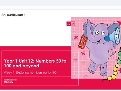 Year 1 fun exciting maths lesson numbers beyond 50 already made slides