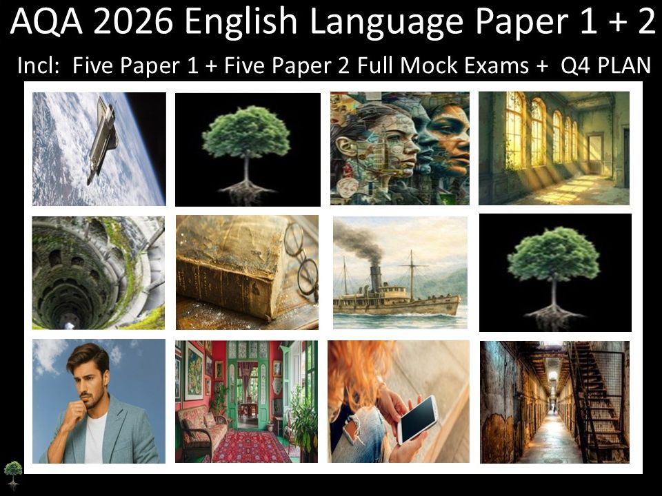 Ten AQA 2026 English Language Paper 1 + 2 Mocks | Q4 Plan