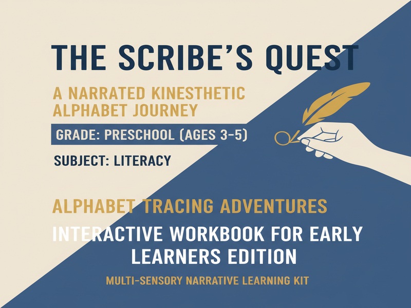 The Scribe’s Quest: A Narrated Kinesthetic Alphabet Journey