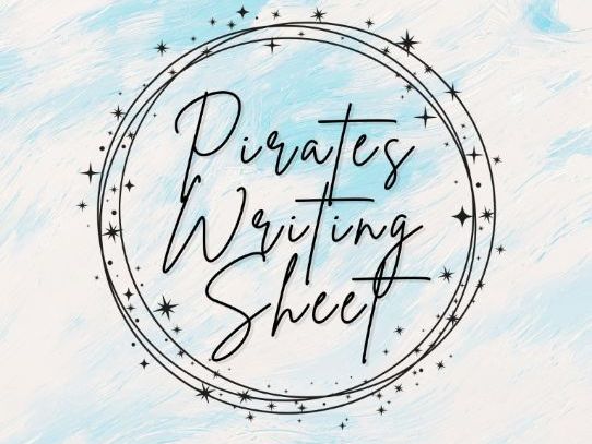 Pirates Writing Sheet