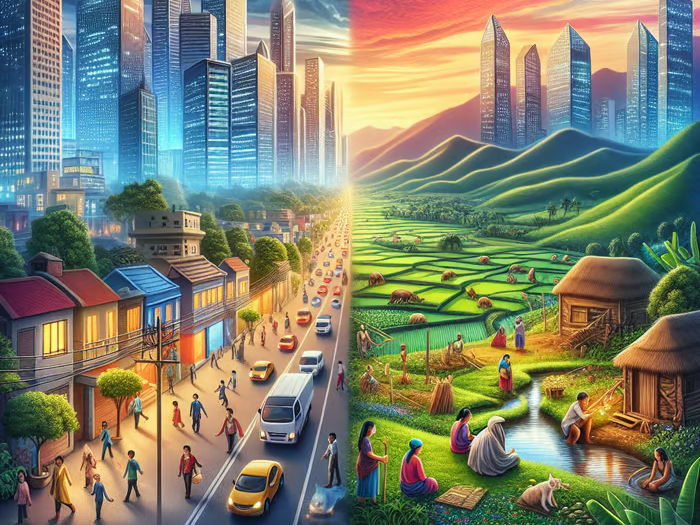 Urban vs. Rural Homes - KS2 Geography Lesson on Human Settlements