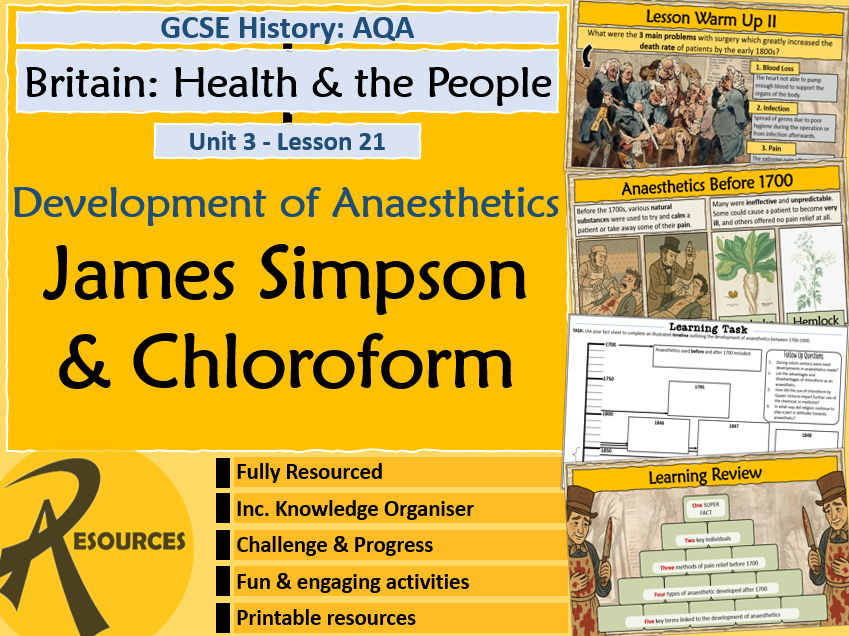 James Simpson Chloroform & Anaesthetics - AQA - GCSE History
