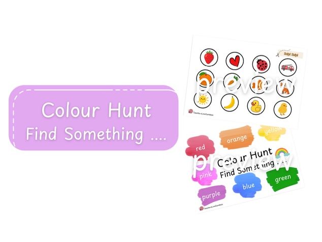 Colour Hunt Find Something ......