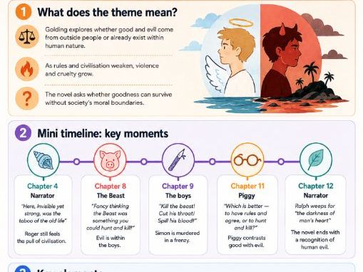 Lord of the Flies Key Theme: Good versus Evil (AQA GCSE English Literature)
