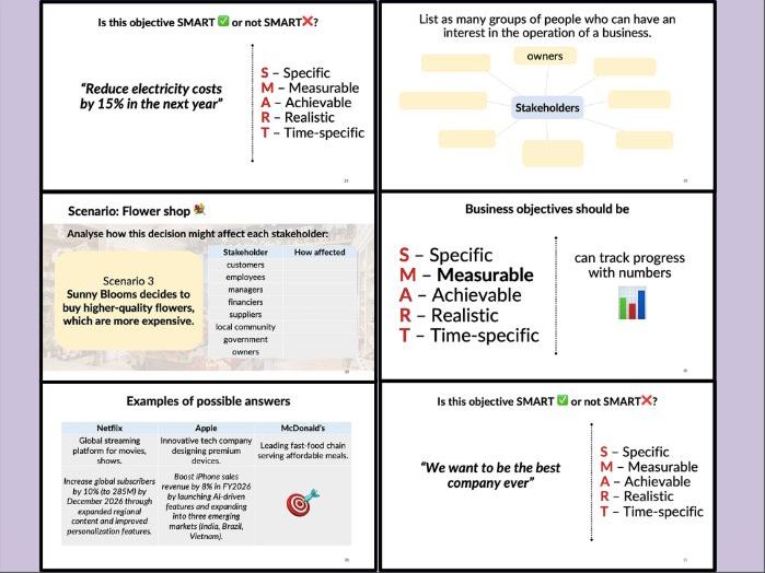 S M A R T & Stakeholders – Interactive Lesson
