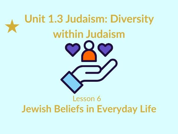 KS1 RE – Judaism: How Do Jewish People Show Their Beliefs? (Lesson 6)