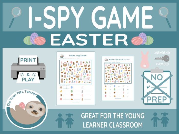 ESL I-Spy Game - Easter