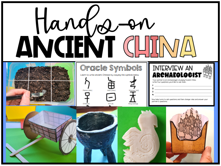 Ancient China Art Hands-on Shang Dynasty Activities KS2