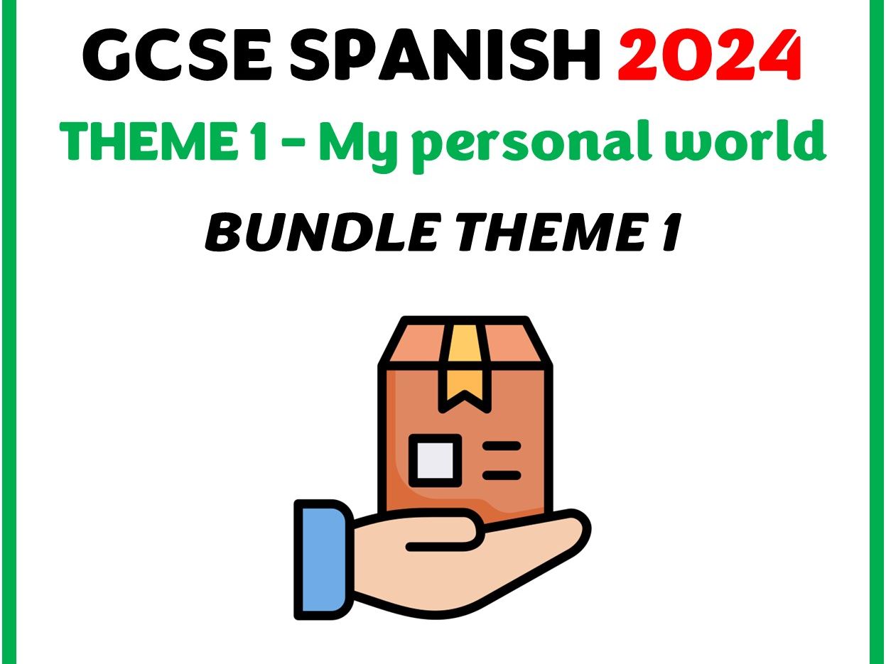 GCSE Spanish 2024 (Edexcel) - Theme 1 (My personal world) - Bundle of revision resources