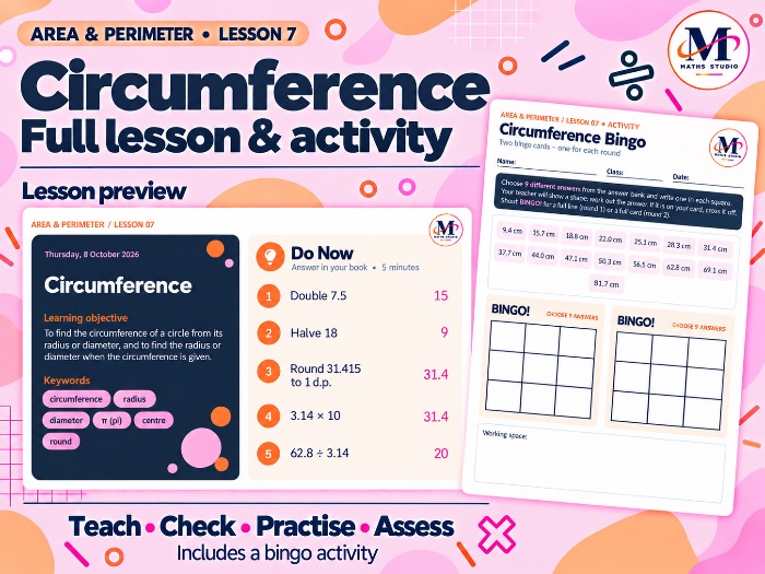 Circumference of a Circle | Lesson & Activity