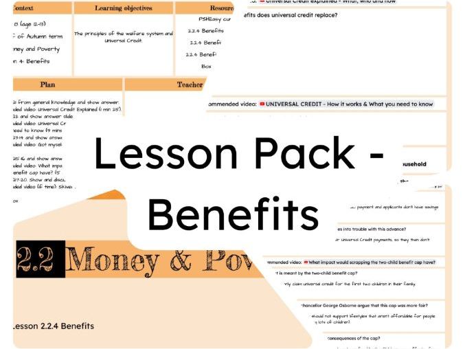 2.2.4 Benefits Lesson Pack