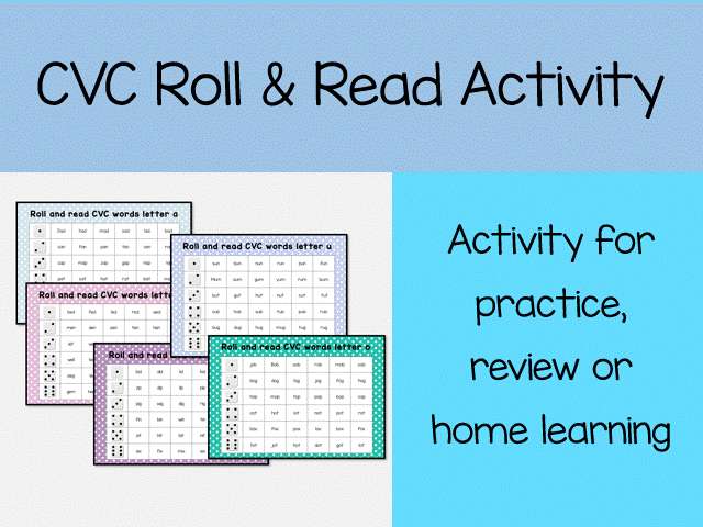 CVC roll and read game
