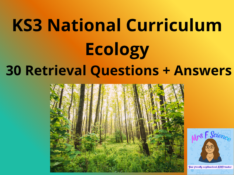 KS3 Science Ecology – 30 Retrieval Questions + Answers