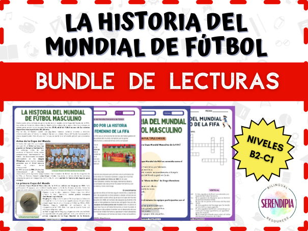 BUNDLE | La Copa del Mundo de Fútbol Lectura | Football FIFA World Cup Spanish Reading Comprehension