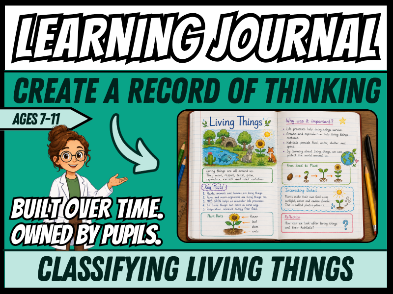 Classifying Living Things | Learning Journal | Year 3/4