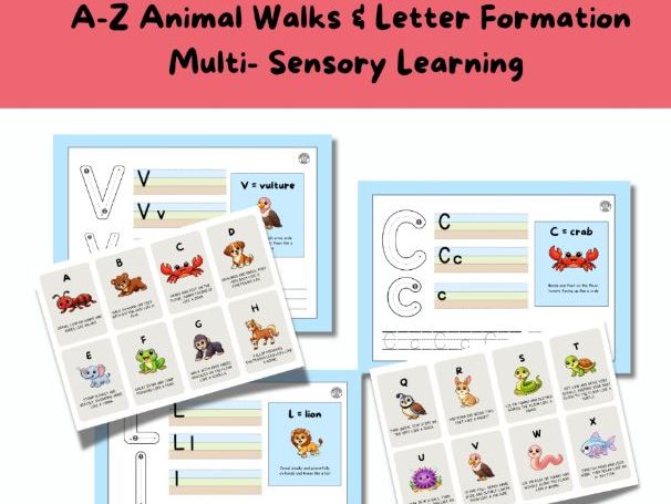 A-Z Multi-Sensory Handwriting Activities