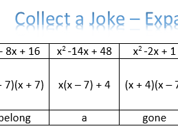 Expanding Double Brackets ( a = 1)