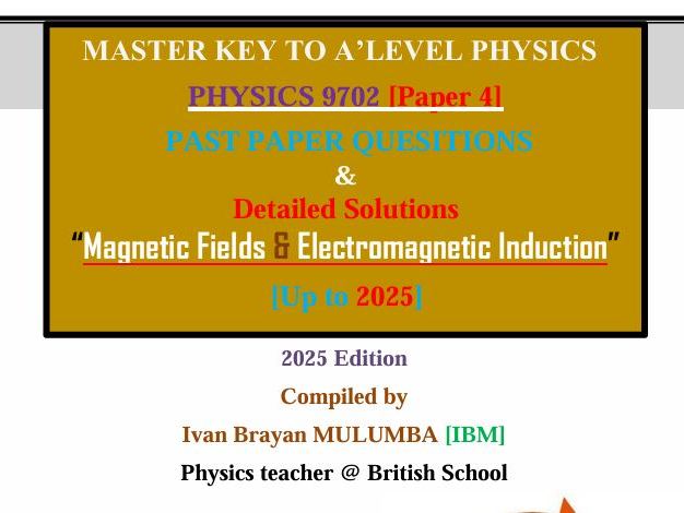 Magnetic Fields & Electromagnetic Inductions [Solved Past paper Questions]
