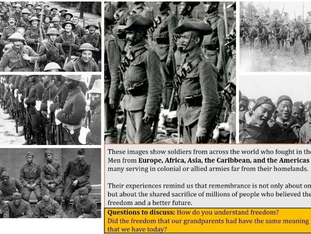 Remembrance Day Assembly – 11 November: The History of All Nations