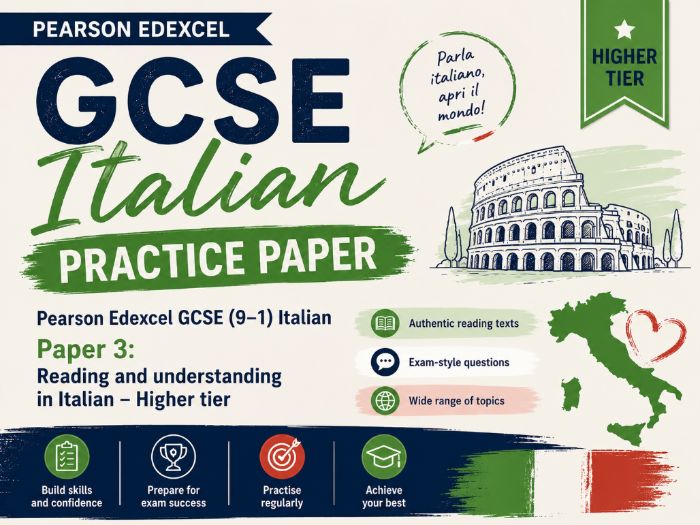 GCSE Italian (9–1) Reading Practice Paper – Higher Tier