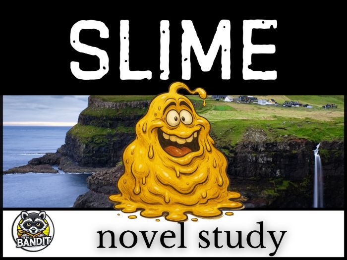 SLIME by David Walliams NOVEL STUDY and READING COMPREHENSION
