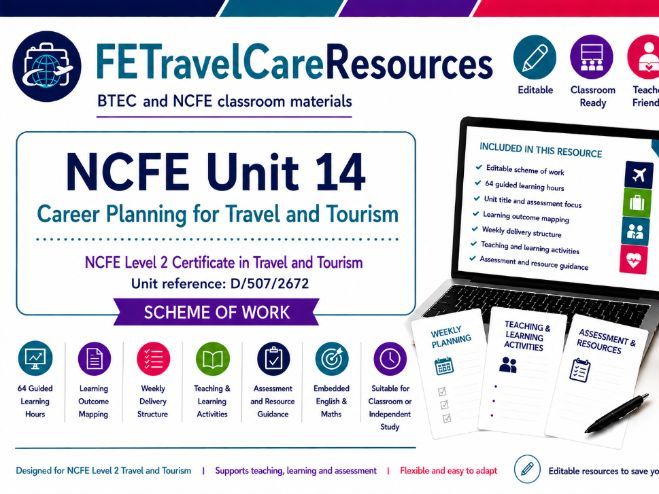 NCFE Unit 14 Travel & Tourism Scheme of Work
