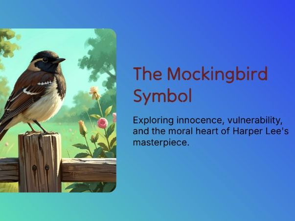 KS3 - To Kill a Mockingbird – The Mockingbird Motif & Allegorical Meaning