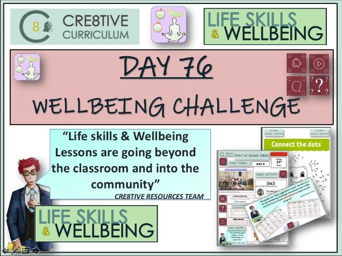 Wellbeing Activities Challenge PSHE Teaching Resources