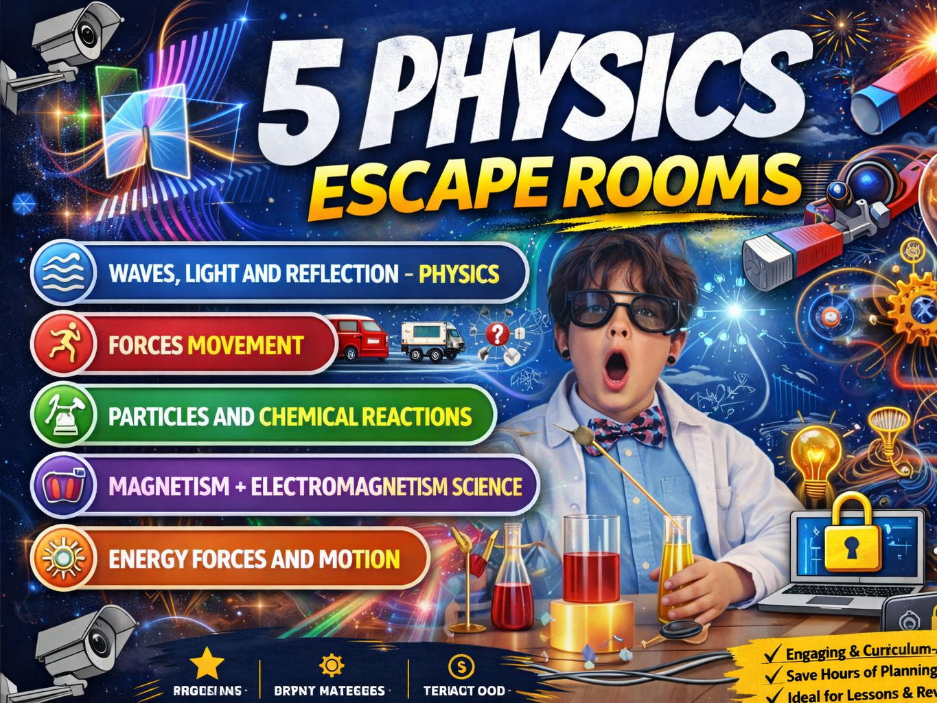 Physics Science Escape Rooms