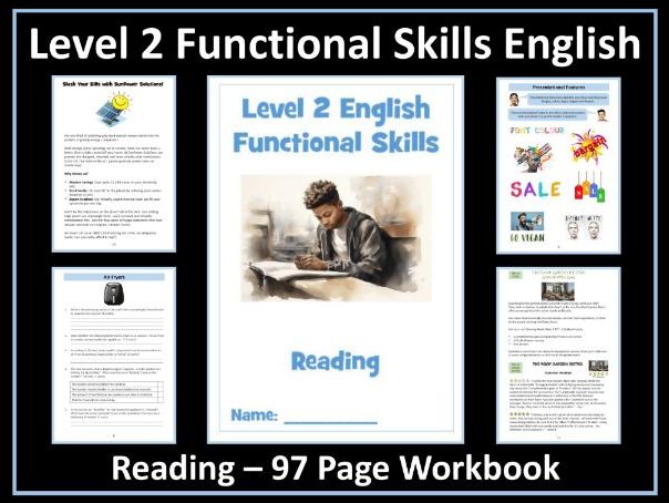 English Functional Skills - Level 2 - Reading Workbook