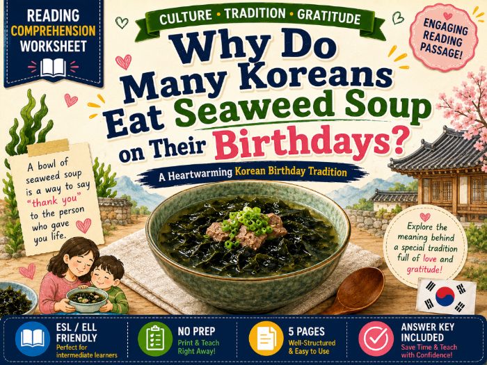 Why Do Koreans Eat Seaweed Soup on Birthdays?