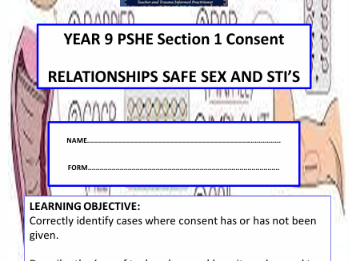 YEAR 9 PSHE/RSE SAFE SEX, CONTRACEPTION AND STI's