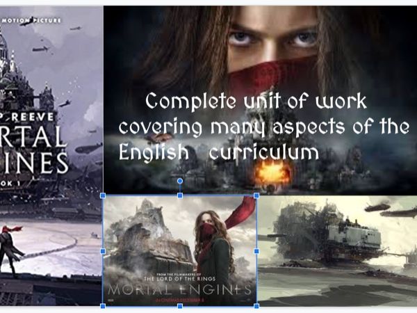 Mortal Engines complete unit for teaching late key stage 2 or key stage 3