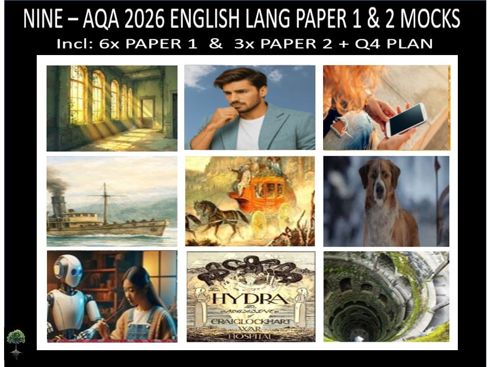 NINE - AQA PAPER 1 & 2 | 2026 FULL MOCKS | Q4 PLAN