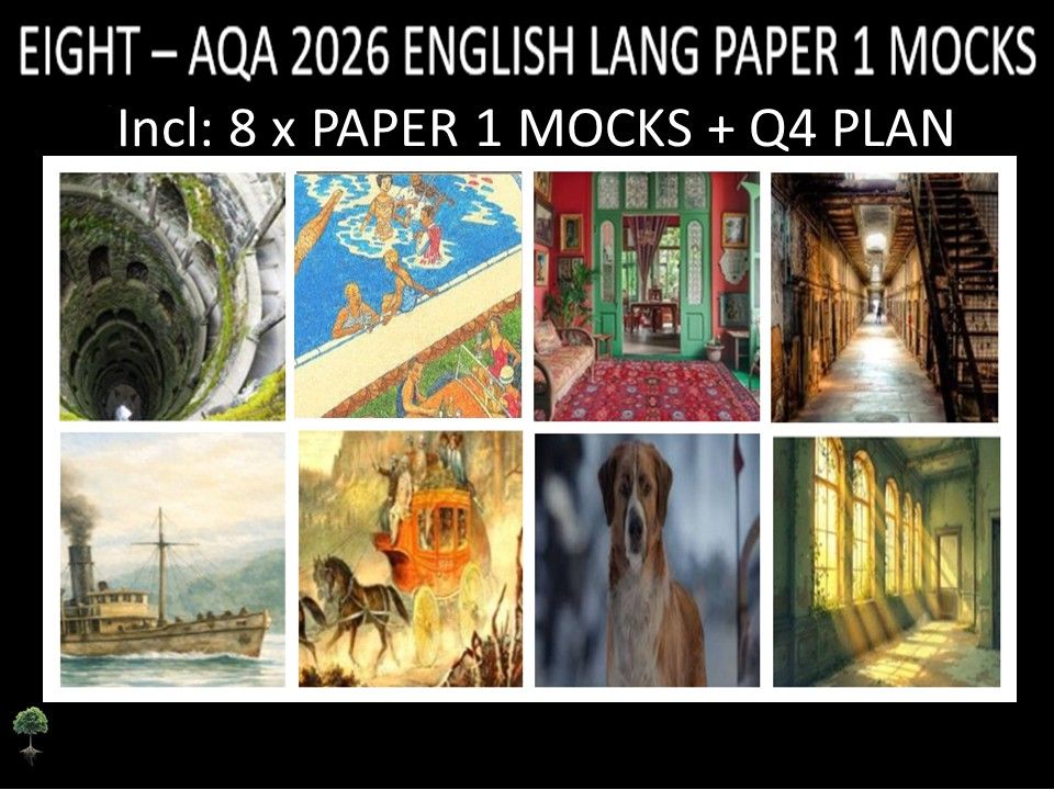 EIGHT - AQA PAPER 1 | 2026 FULL MOCKS | Q4 PLAN