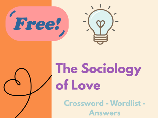 The Sociology of Love – Free Sociology Crossword