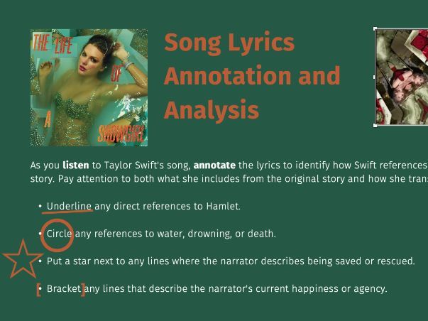 From Hamlet to Taylor Swift. Analyzing Ophelia Across Art Forms