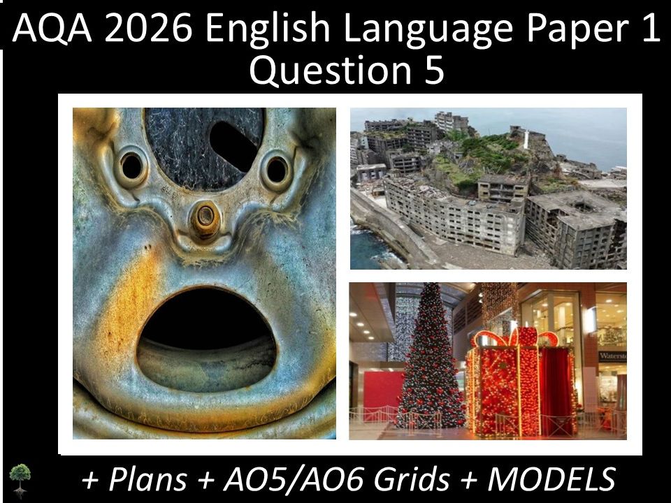 Three Question 5 - AQA 2026 GCSE English Language Paper 1 | Plans, AO Grids, Models