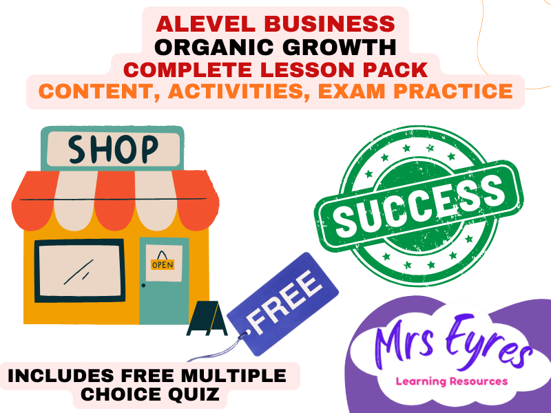 A Level Business 3.2.4 Reasons for Staying Small Complete Lesson Pack plus Free MCQ Quiz