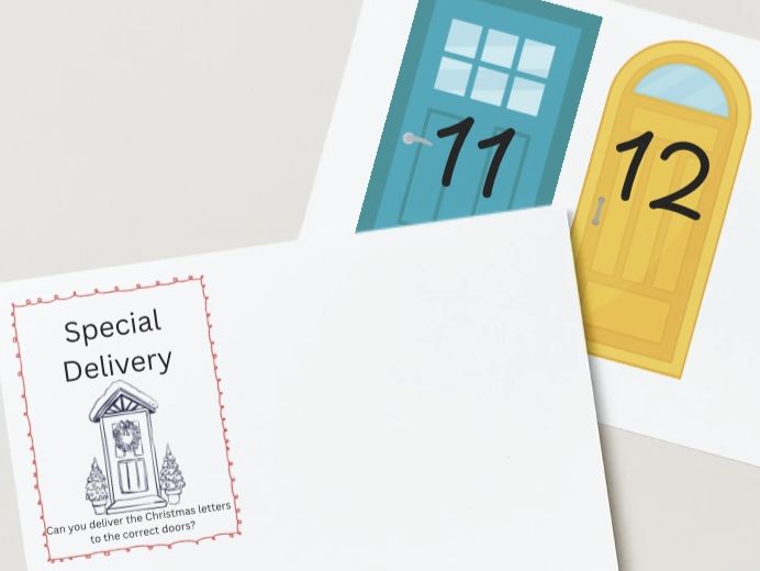 Special delivery- 10 and some more Christmas activity