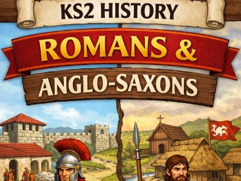 KS2 History Romans and Anglo-Saxons Pupil Booklet (10 Lessons, Comprehension, Activities, Answers)