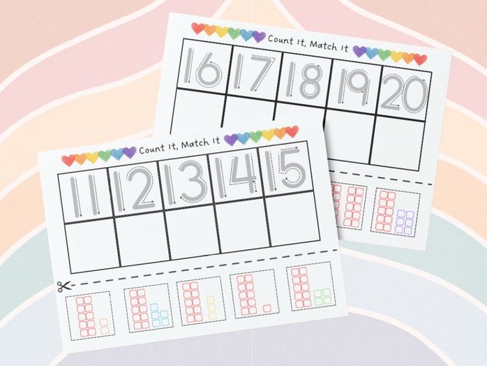 Maths - Count it, Match it 11-20