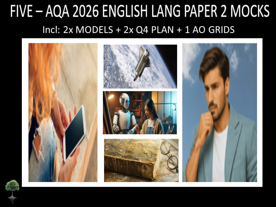 FIVE - AQA PAPER 2 | 2026 FULL MOCKS | MODELS | Q4 PLAN | AO GRIDS
