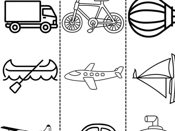 Land Sea Air Transport Sorting Activity EYFS