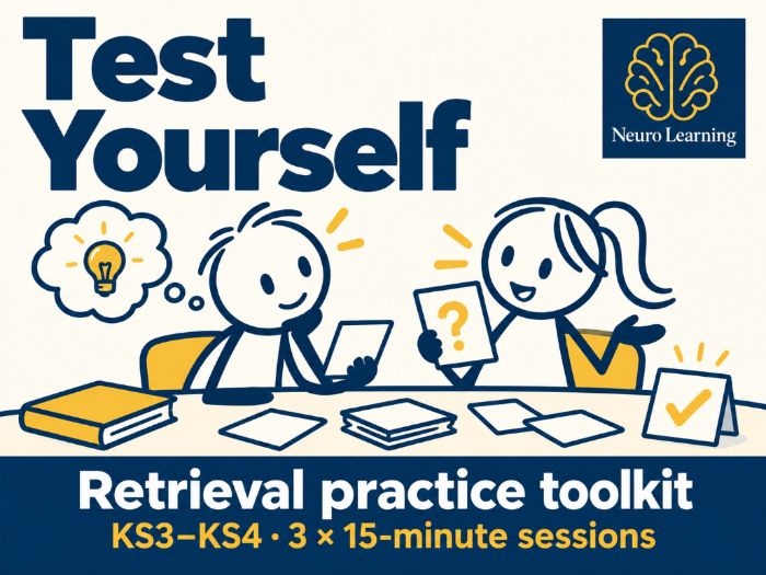 Retrieval Practice KS3 KS4 | How to Test Yourself Study Skills Toolkit