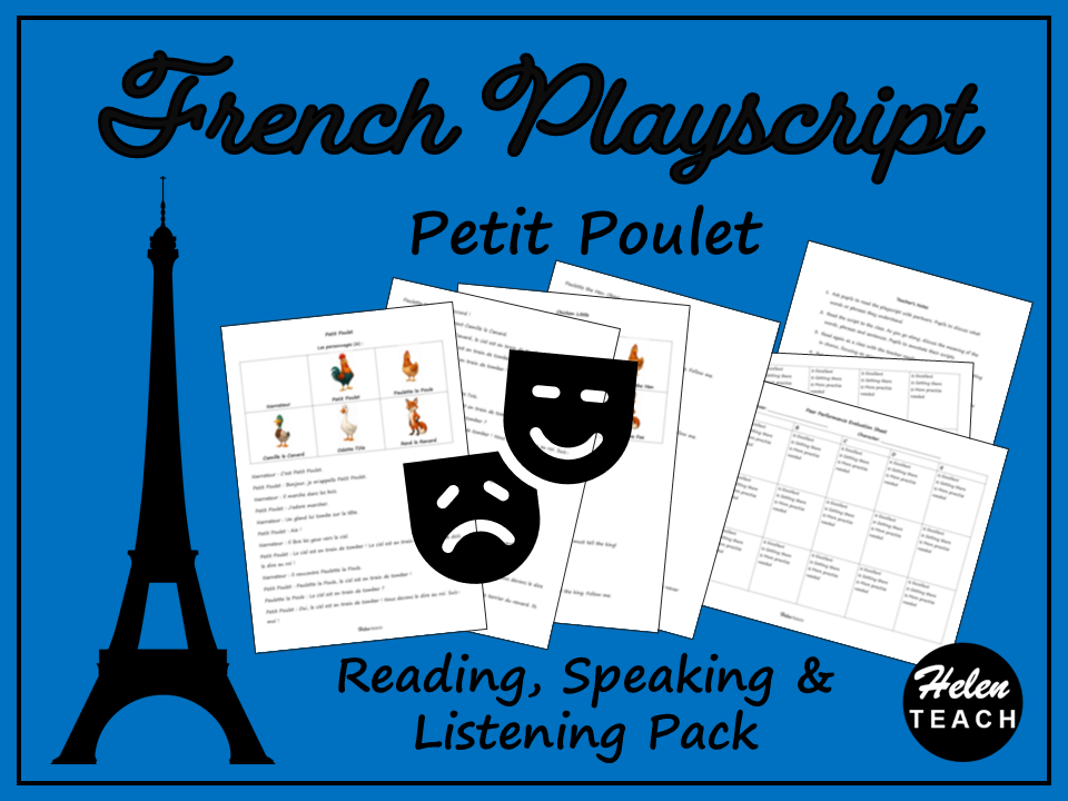 French Playscript | Petit Poulet | Reading, Speaking & Listening