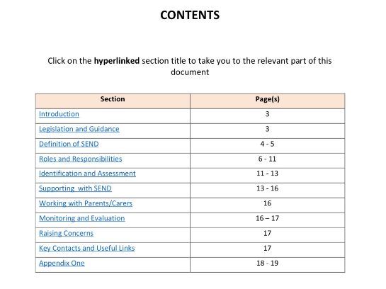 Editable SEND Policy Template