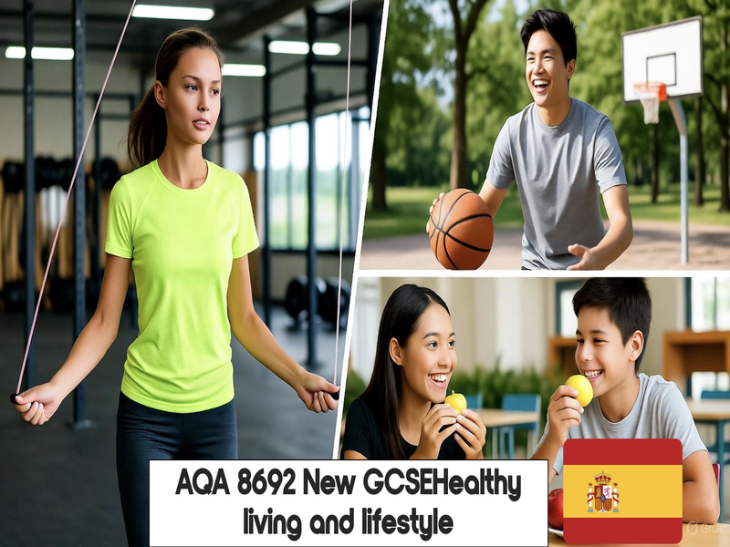 GCSE SPANISH: AQA 8692 New GCSE - Healthy living and lifestyle - AQA New SPEC