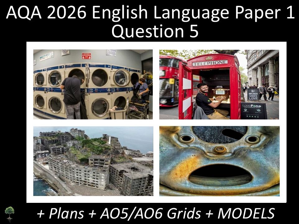 Four Question 5 - AQA 2026 GCSE English Language Paper 1 | Plans, AO Grids, Models