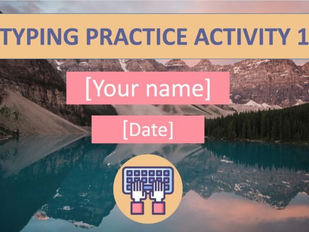 Typing and Mouse Skills Activity | Beginner Computer Skills | KS1–KS2 / SEN